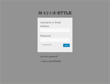 Tablet Screenshot of neversettledev.net